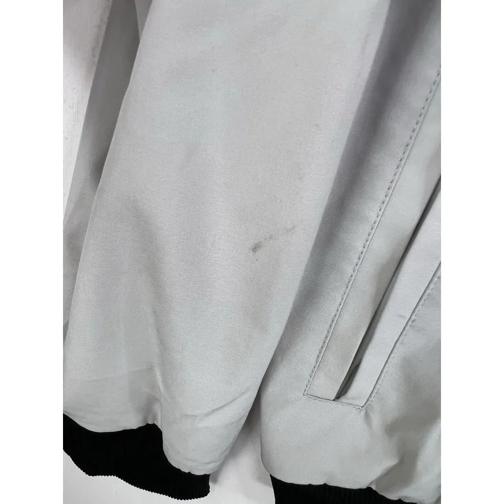 Travis Mathew Jacket Mens XL Full Zip Windbreaker‎ Fitted Golf Jacket Ivory Read